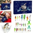 thumbnail image 1 of 2025 Calendario Adviento Pesca 24 Días Señuelos Establece Regalos para Hombres Pescadores (e), 1 of 9