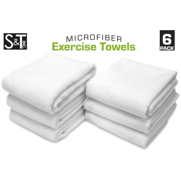Microfiber Fitness Exercise Towels 6 pack