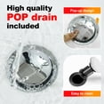 thumbnail image 6 of SUNRINX Chrome Bathroom Faucet, 4 Inch Centerset Waterfall Sink Faucet with 2 Handles, 6 of 9