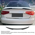 thumbnail image 3 of Rear Trunk Wing Enhanced Aerodynamic Racing Look Spoiler for S4 B8 2009-2016, 3 of 7