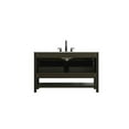 thumbnail image 3 of Elegant Kitchen and Bath 54 inch Single Bathroom Vanity in Mocha Brown, 3 of 13