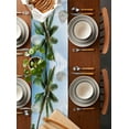 thumbnail image 5 of Beach Palm Tree Table Runner Ocean Coastal Sky Nature Scenery Tablerunners 13 x 120 Inch, Table Decorations Tabletop Scarf for Summer Gathering Holiday Farmhouse Kitchen Dining Decor, 5 of 6