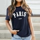 thumbnail image 1 of MKLEKYY Playeras Algodon Mujer Camiseta Informal Estampada De Cuello Redondo Para Mujer Talla L, 1 of 3