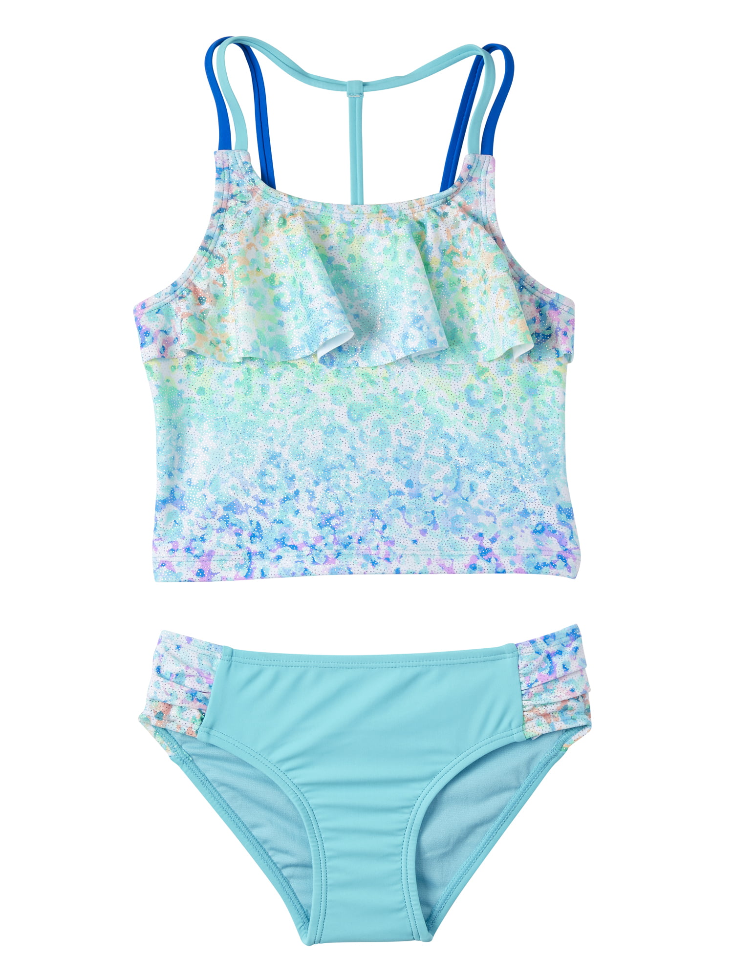 Limited Too Toddler Girl Tie-Dye Foil Tankini Swimsuit (2T-4T ...
