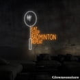 thumbnail image 3 of Glowneon Eat Sleep Badminton Repeat Neon Sign, Badminton Neon Light, Badminton Player Room Decor, 3 of 5