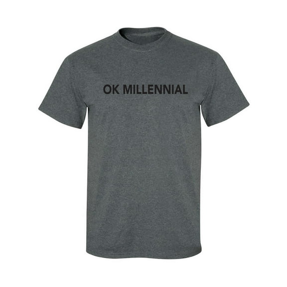 OK MILLENNIAL Adult Short Sleeve T-shirt