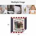 thumbnail image 5 of 250 Year American Anniversary Flag Cloth Napkins, Eagle USA Flag Washable and Reusable Dinner Napkins Set of 6, Table Napkin for Kitchen Party Birthday Wedding Hotel Housewarming 20"x20", 5 of 9