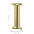 thumbnail image 2 of KONTONTY Peephole For Garage Door Metal Door Viewer Privacy Protection Golden 1pcs, 2 of 7