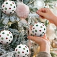 thumbnail image 6 of Kbndieu 6PCS Christmas Tree Balls Ornaments, 60mm/2.36" Christmas Ornaments Set for Christmas Tree Decorations, Shatterproof Christmas Ornaments Hanging Balls for Holiday Wedding Party Decoration, 6 of 7