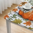 thumbnail image 4 of HAOXIT Rectangle Tablecloth, Fall Thanksgiving Pumpkin Waterproof Wrinkle Resistant Dinning Table Cloth Cover for Outdoor and Indoor 46*46, 4 of 7