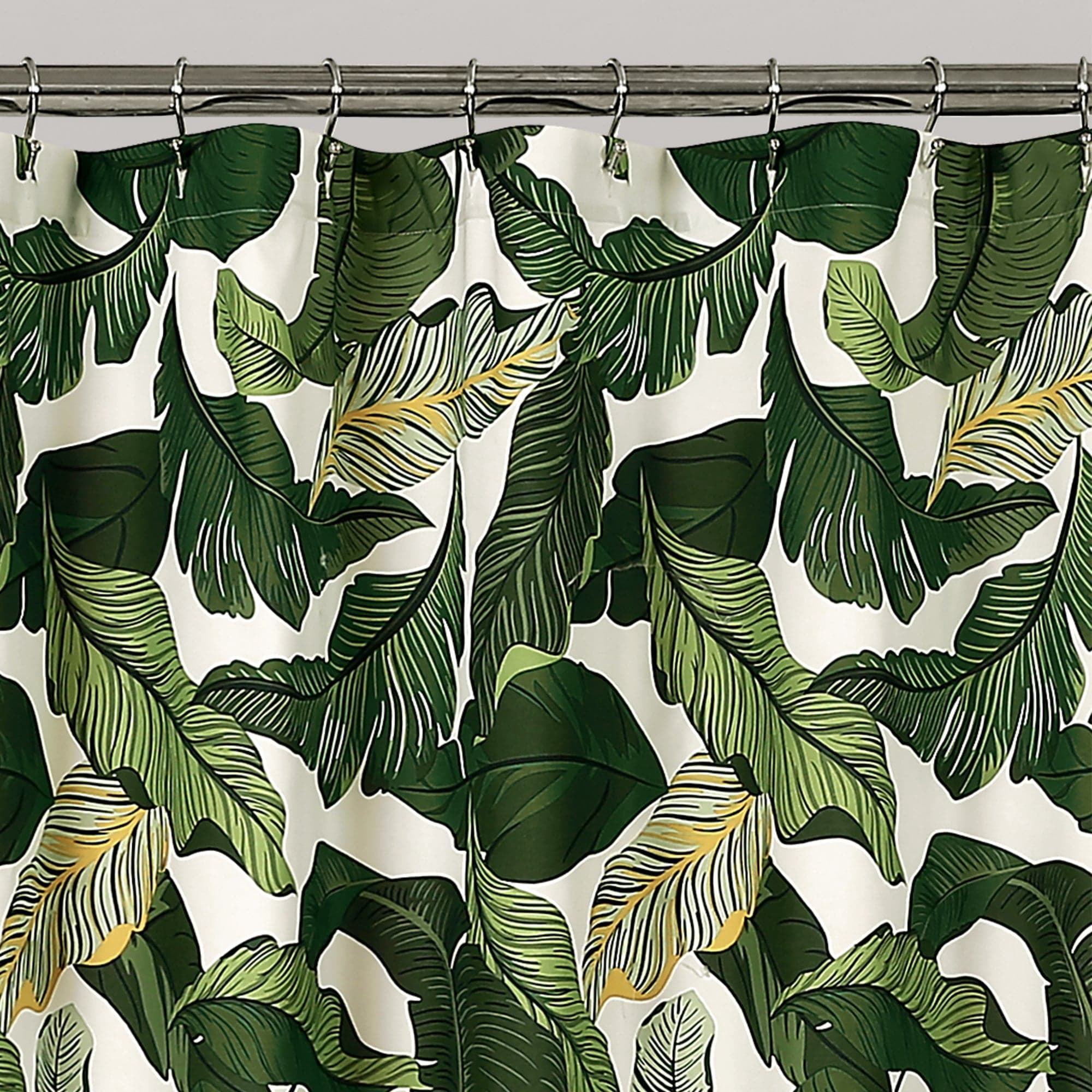 Lush Decor Tropical Paradise Shower Curtain Navy/Blue Single 72x72