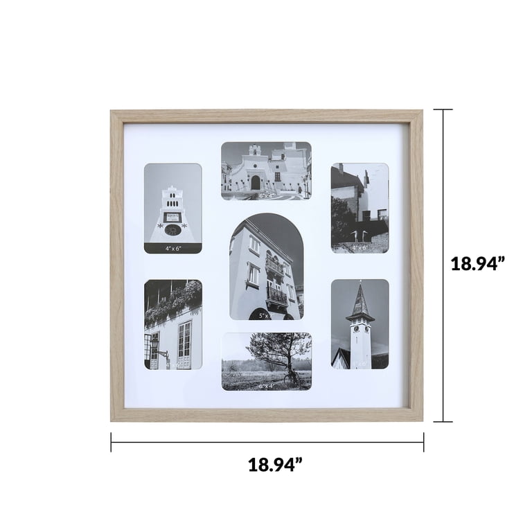 Mainstays 18" x 18" 7-Opening Collage Picture Frame photo 4