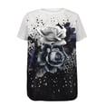 thumbnail image 4 of Dyegold Printed T Shirts For Women Short Sleeve Round Neck Vintage Graphic Tee Shirts Summer Casual Loose Fit Tops Blouses, 4 of 4