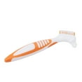 HXW Denture Toothbrush Dual Head Safe Denture Cleaning Tools for