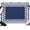 Blue, variant on Gray Square Backdrops for Photography, Graphic Retro Gray White Checkered Border Fabric Photo Background Sturdy Studio Props for Photo Studio, Video Recording, Booth & Photoshoot 7x5ft