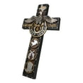 thumbnail image 3 of Western Rodeo Cowboy Pistols Spur Boots Texas Lone Star State Eagle Wall Cross, 3 of 9