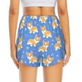 thumbnail image 4 of Goofa Kawaii Corgi Printed Women 2 in 1 Running Shorts,Quick Dry Athletic Workout Shorts,High Waisted Athletic Shorts with Liner Pockets-X-Large, 4 of 9
