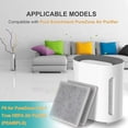 thumbnail image 2 of 3-in-1 True HEPA Replacement Filter Compatible with Pure Enrichment PureZone Air Purifier PEAIRPLG, Part number PEAIRFIL, 2-Pack, 2 of 2