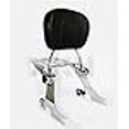 thumbnail image 3 of XKH- Adjustable Detachable Sissy Bar Compatible with 04-UP Harley Sportster Backrest w/Rack Chrome [B07547CLWX], 3 of 4