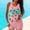 Orange, variant on BRGZLK Modest Swimsuits For Women 2 Piece Tankini Swimwear Blouson Swim Tank Top with Boyshorts 2026 Athletic Bathing Suits