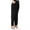 Black, variant on Women's Classic Knit Pants-Pull On Dressy Casual Slacks Elastic Waist,Tapered Leg,Side Seam Pockets
