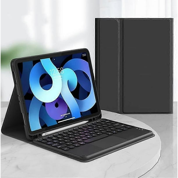 Ipad 9th Generation 8th 7th Gen 10.2 Inch/air 3 Pro 10.5 Inch Keyboard Case With Touchpad Cute Round Key Color Keyboard Detachable Bluetooth Touch Key