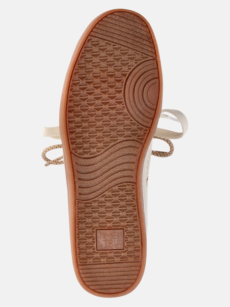 Time and Tru Women's Lace Up Mesh Mule Sneakers - Walmart.com