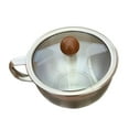 thumbnail image 2 of Juego de tazas de café de acero inoxidable de 300 ml, aptas para lavavajillas, ligeras, antioxidantes, para regalar en casa, bar o inauguración de la Con tapa, 2 of 8