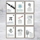 thumbnail image 2 of Póster de curiosidad, ciencia, universo, minimalista, imprimible, planta de semillas de café, pintura en lienzo sónica cuántica, decoración de pared para aula, 2 of 5