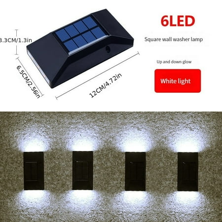 

Solar Up And Down Light Wall Lamp Outdoor Landscape Courtyard Outdoor Waterproof Atmosphere Lamp
