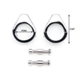 thumbnail image 5 of Krator Chrome Turn Signal Fork Clamp Kit 41mm Compatible with Harley Davidson Road Glide Custom Ultra, 5 of 5