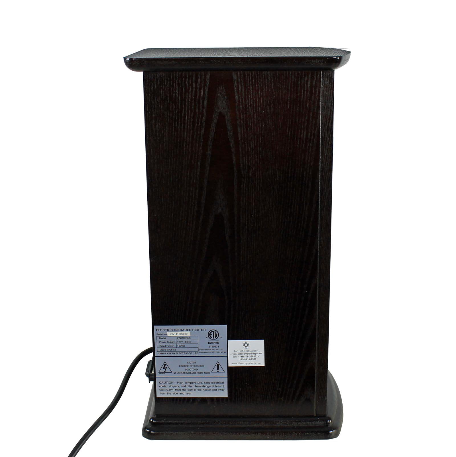 LifeSmart LifePro LS-PCHT1029 1,500 Watts Portable Infrared Quartz Tower  Heater - Walmart.com