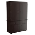 thumbnail image 3 of Home Square 2-Piece Set with TV Armoire & 2 Drawer 4-Shelf Armoire, 3 of 20
