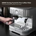 thumbnail image 4 of Espresso Machine with Built-in Grinder,Italian ULKA 15 Bar Espresso Machine - 85oz Water Tank, Dual PID Control, Milk Frother & Auto-Cleaning for Perfect Lattes and Cappuccinos, 4 of 10