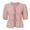 Pink, variant on Women's Strap Front Top Leopard Print Ruffle /4 Length Puff Sleeve Hat Cute Going Out Top plus Size Tee Shirts for Women Striped Three Quarter Sleeve Shirt Sunblock Long Sleeve Big Sleeve