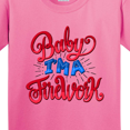 thumbnail image 4 of Inktastic Baby I'm a Firework Hand Lettered Youth T-Shirt, 4 of 5