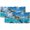 Pattern-1, variant on Sea Turtle Curtains Valances for Home Decor Coastal Beach Nautical Blue Ocean Thermal Insulated Room Darkening Curtain for Dinning Room 54 by 18 in, 2 Panel