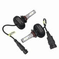thumbnail image 2 of LED Headlight Bulbs H11 H7 50W 8000LM 6000K White Universal Fit 12V 24V 2 Pack, 2 of 10