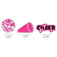 thumbnail image 2 of Big Dot of Happiness We've Got Spirit - Cheerleading - DIY Shaped Birthday Party or Cheerleader Party Cut-Outs - 24 Count, 2 of 5