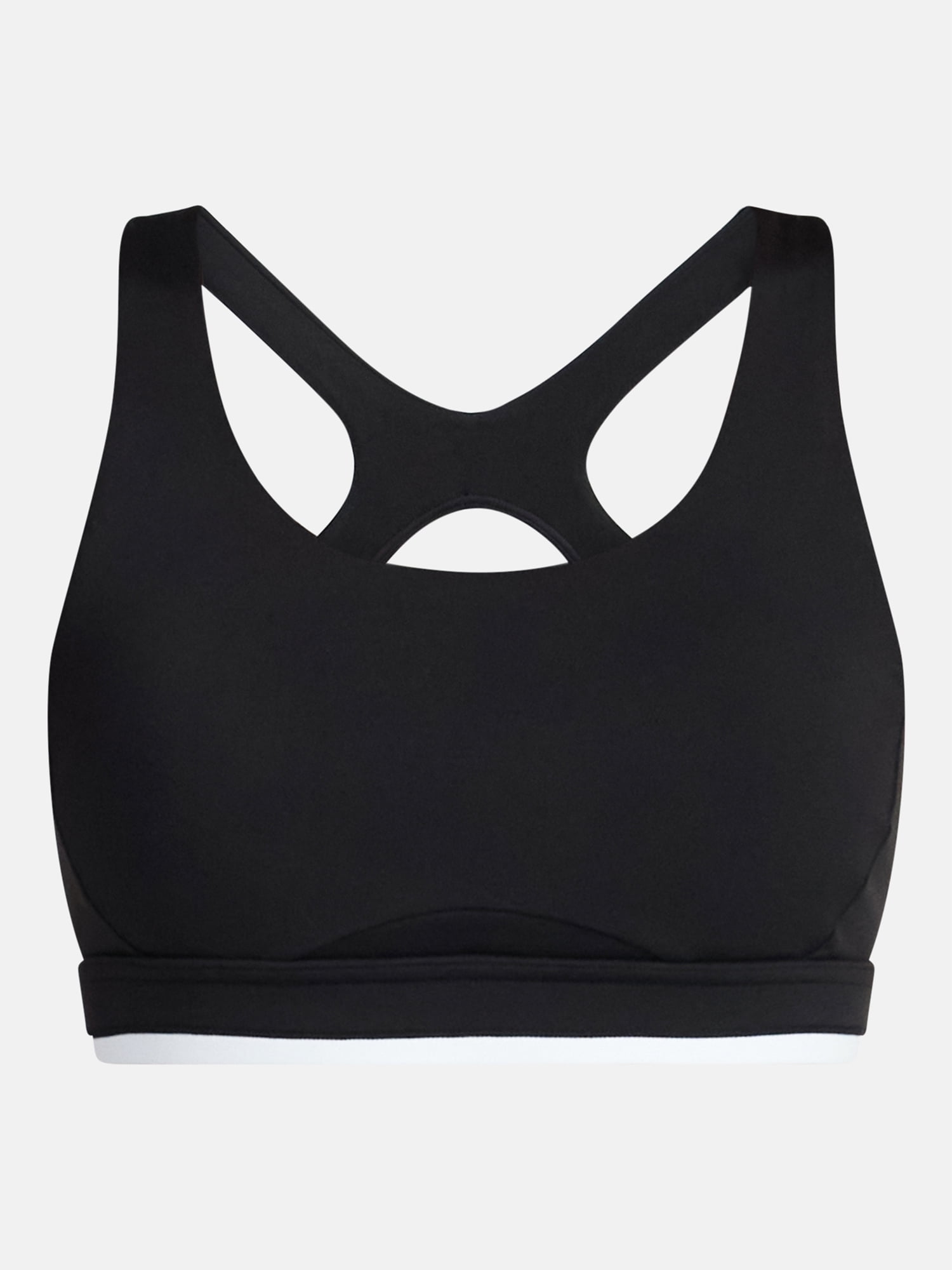 Avia Women's Medium Support Open Back and Contrast Tipping Sports Bra, XS-XXXL
