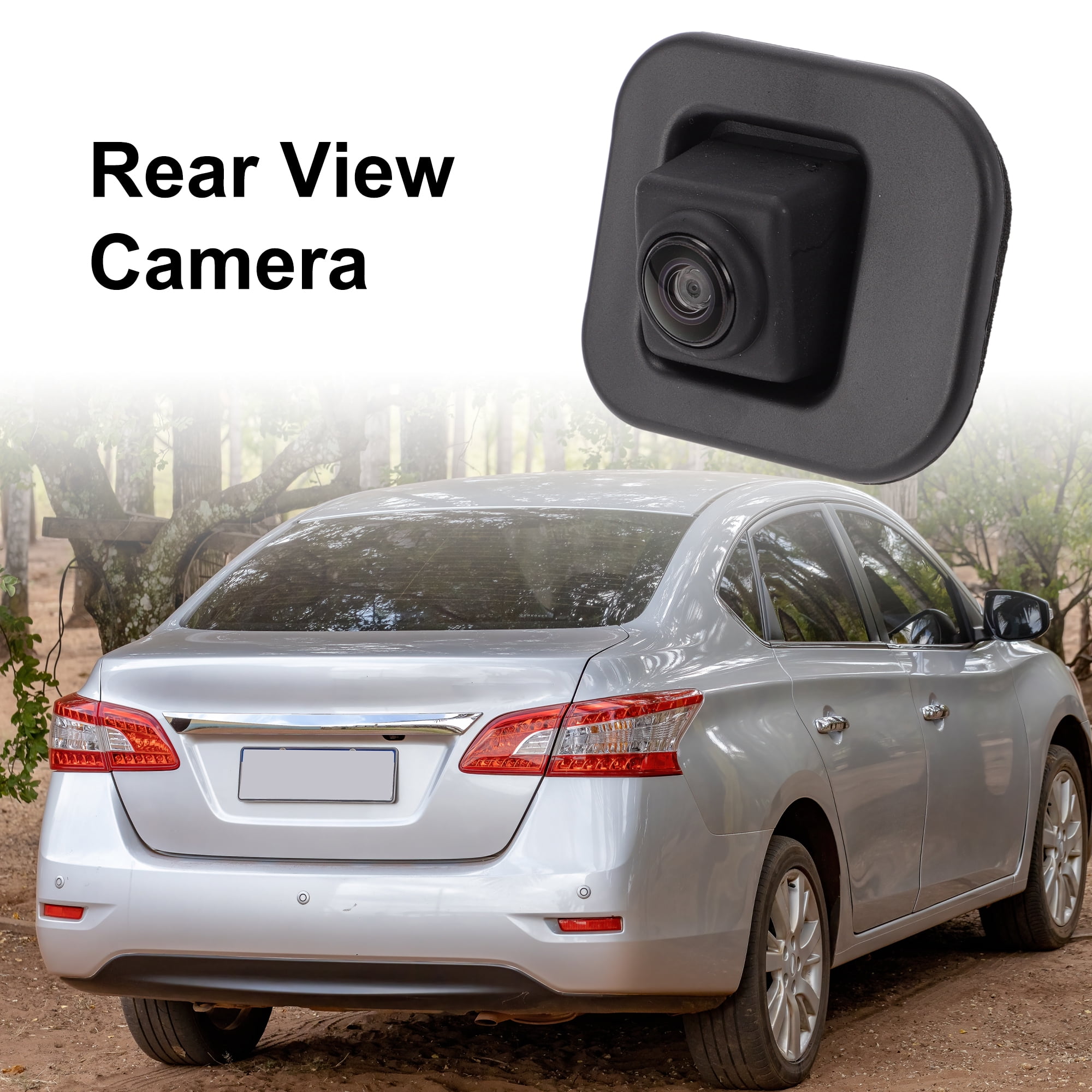 Unique Bargains License Plate Rear Camera for Nissan Sentra 2018-2019 Park Assist