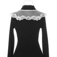thumbnail image 3 of Zhengup Detachable Fake Collar, Semi-Sheer Embroidery Mini Cape Neck Ruff Dickey False Collar for Blouse, 3 of 5