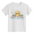 thumbnail image 1 of Dsscvnef T-Shirts pour Filles, Manches Courtes, Tendance, Été, 7-8 Ans, 1 of 4
