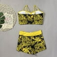 thumbnail image 5 of Agkizg Bikini Sets for 2 Piece Bathing Suit Color Blocked Print Slim Fitting Stretchy Summer Vacation Swimsuits (Women's), 5 of 6