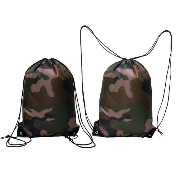 SPRING PARK Multifunctional Waterproof Ultra Light Camouflage Backpack Dry Bag Drawstring Pocket for Sports
