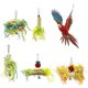 thumbnail image 5 of 5Pcs Bird Parrot Shredding Toys Chewing Foraging Hanging Cage Paper Strings Wire Drawing Ball Toys Relieve Boredom, 5 of 5