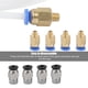 thumbnail image 1 of NIMOA 2 * Tubo de teflón PTFE + 4 * Conector rápido PC4-M6 + 4 * Botón de conector neumático recto PC4-M10 para impresora 3D Filamento de 1,75 mm, 1 of 5