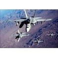 thumbnail image 1 of 24"x36" Gallery Poster, FA-18 Super hornets over the mountains of Afghanistan, 1 of 1