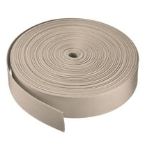 Flat Nylon Webbing Strap 1.5 Inch 25 Yards Champagne for Backpack, Luggage-rack