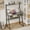 gray oak, variant on MIN EN WIN 2 Tiers Small Computer Desk for Small Space, Compact Laptop Table Workstation with Keyboard Tray, Study PC Table for Home Office, Black